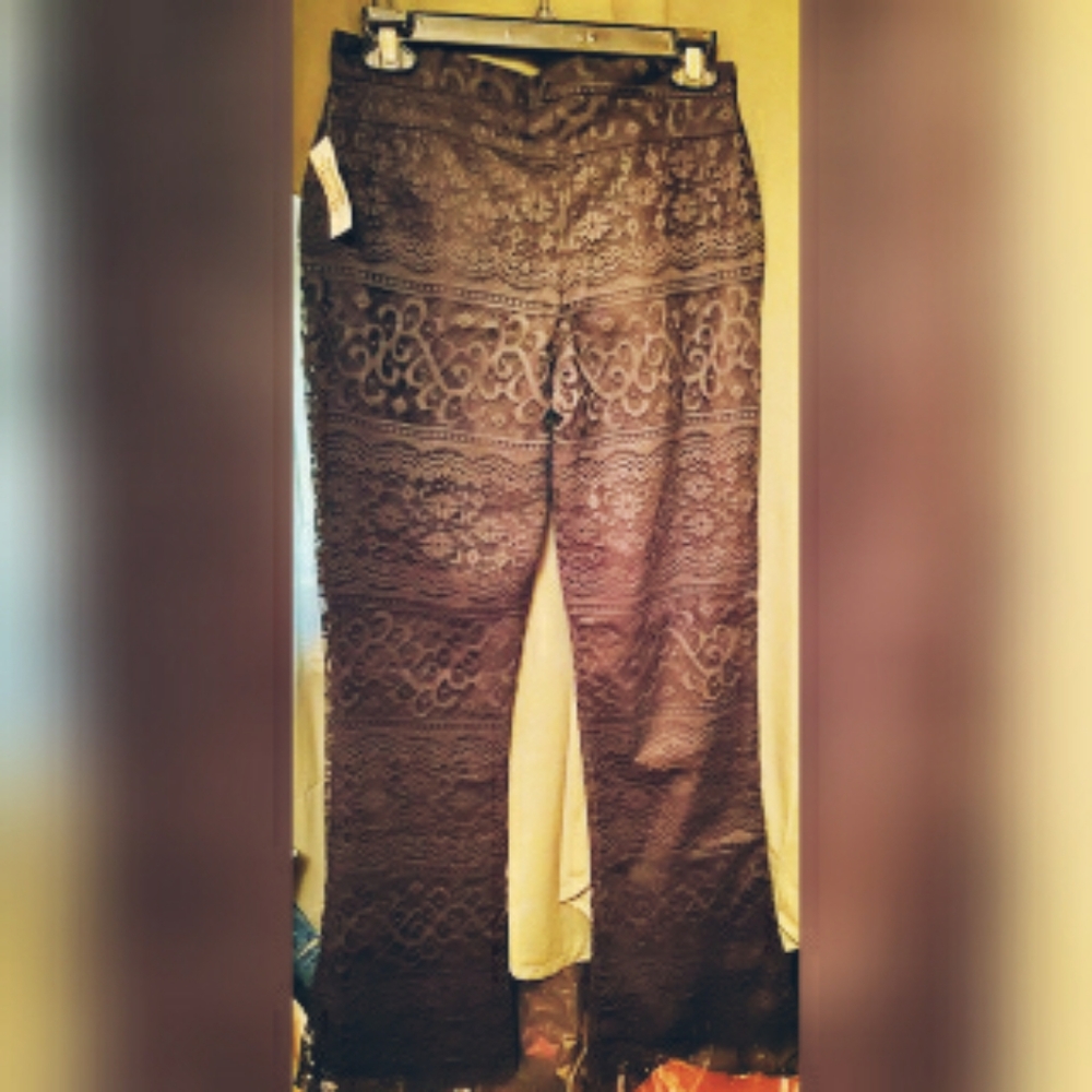 Order By Order Black Lace Pants